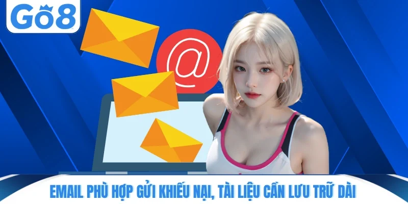 email phu hop gui khieu nai tai lieu can luu tru dai Email phù hợp gửi khiếu nại, tài liệu cần lưu trữ dài