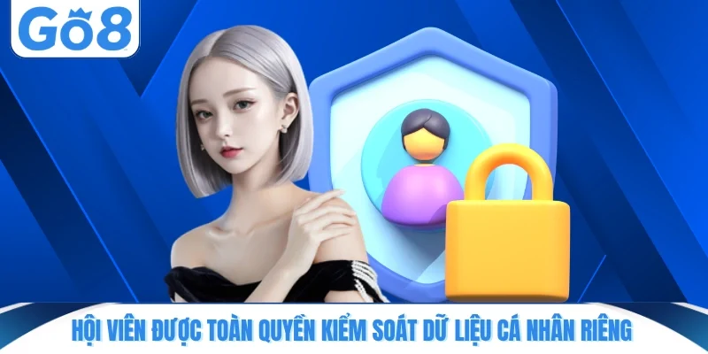 hoi vien duoc toan quyen kiem soat du lieu ca nhan rieng Hội viên được toàn quyền kiểm soát dữ liệu cá nhân riêng